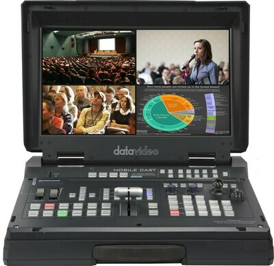 HS-1600T 4-Channel HD/SD HDBaseT Portable Video Streaming Studio