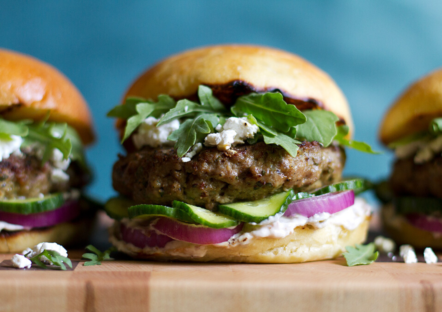 Greek Lamb Burger