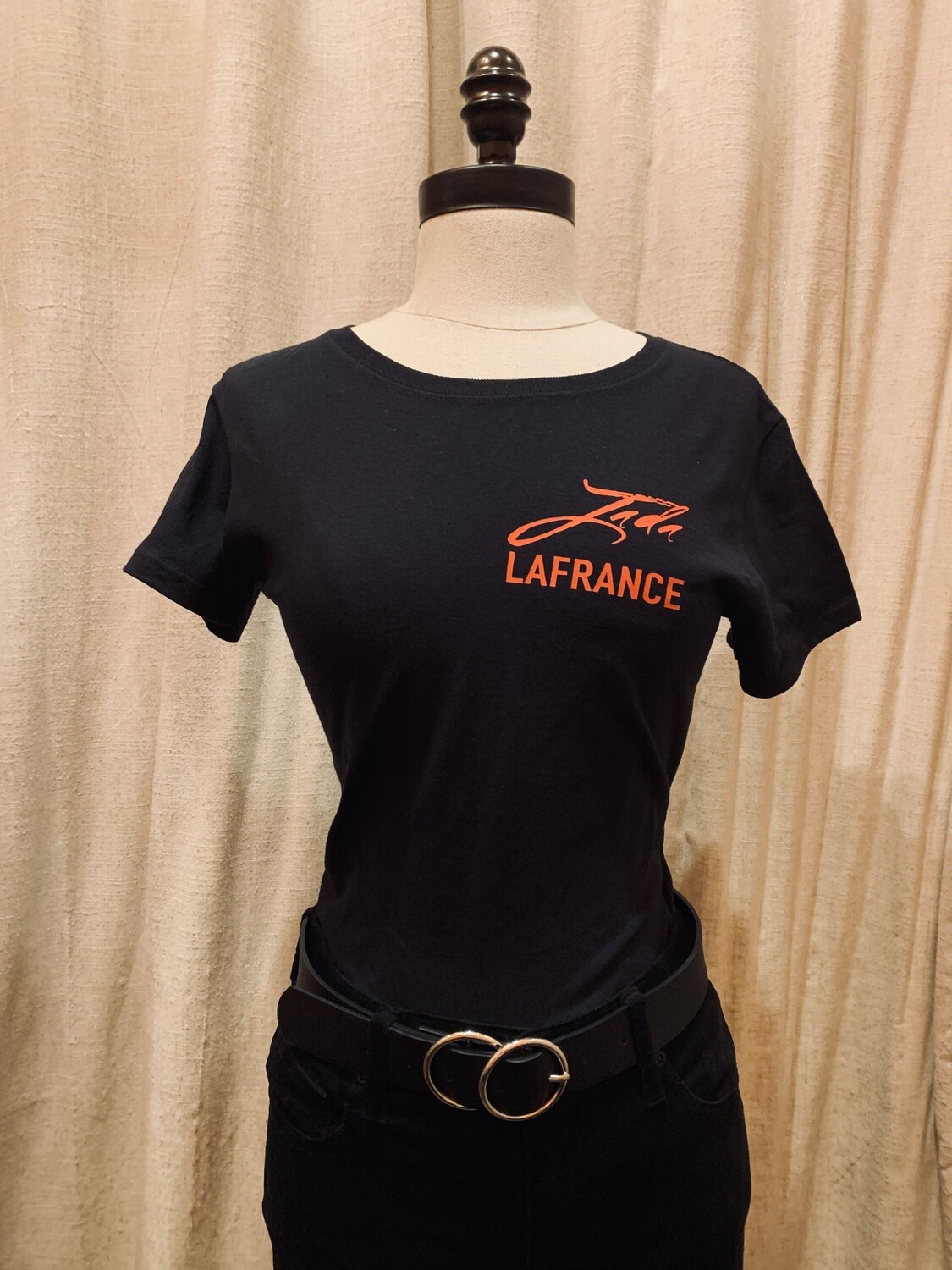 'Jada LaFrance' Slim Fit Logo Tee