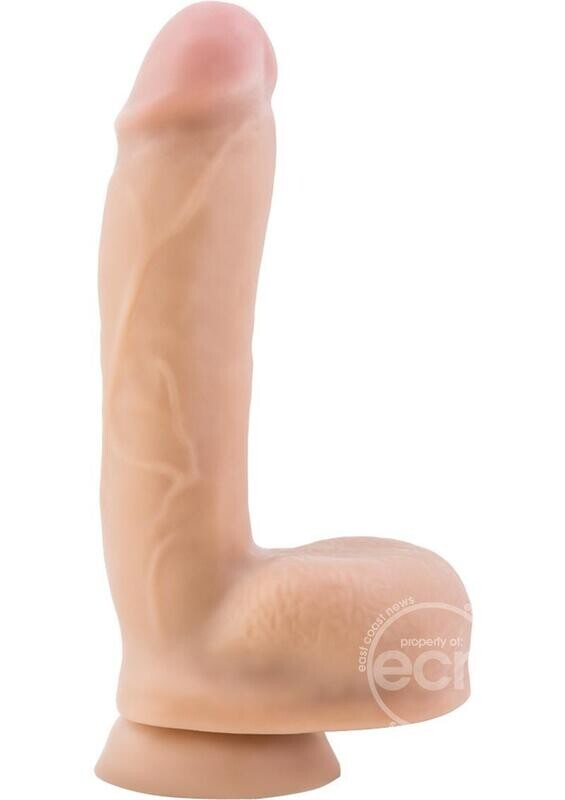 Loverboy My Best Friend's Dad Dildo With Balls 8in - Vanilla