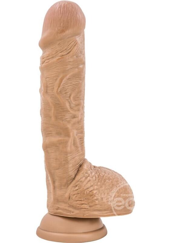Loverboy Your Personal Trainer Dildo With Balls 9in - Caramel