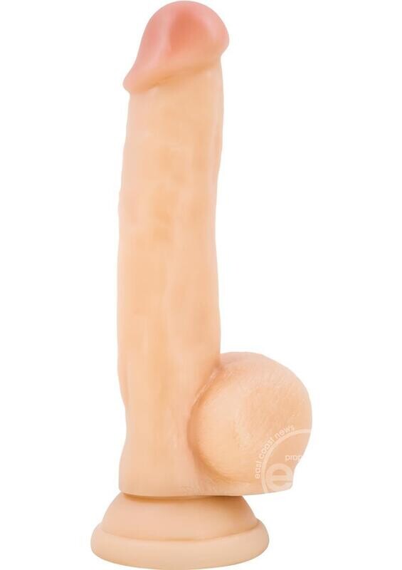Loverboy Mr. Jackhammer Dildo Witih Balls 8.5in - Vanilla