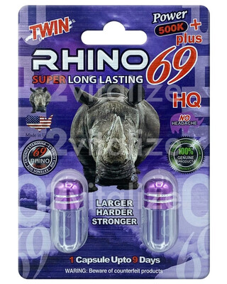 Rhino Platinum 600k (dual pack Capsule)