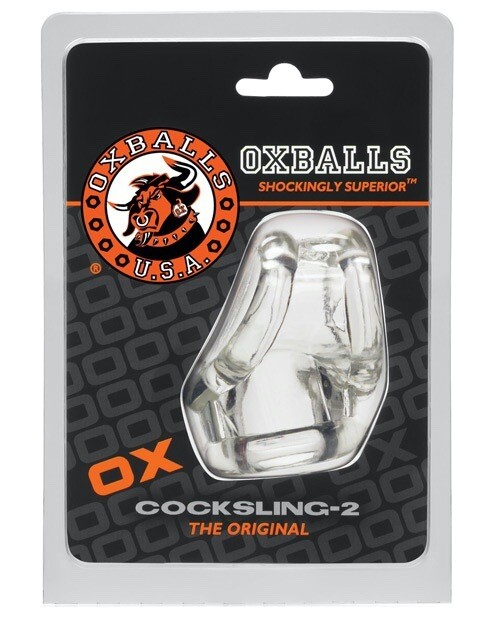 Oxballs Cocksling-2 Cock And Ball Ring - Clear