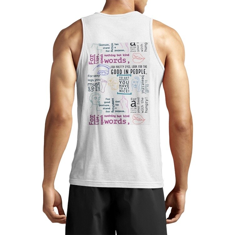 SEX APPEAL Men's Performance Cotton Tank Top Shirt BY MAKIRI