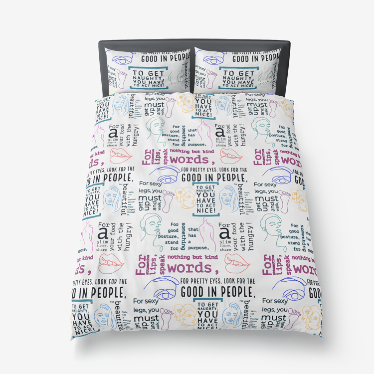 SEX APPEAL Microfiber Duvet Cover BY MAKIRI