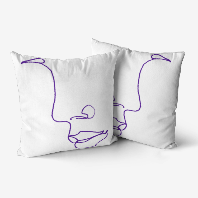 SEX APPEAL Hypoallergenic Throw Pillow BY MAKIRI