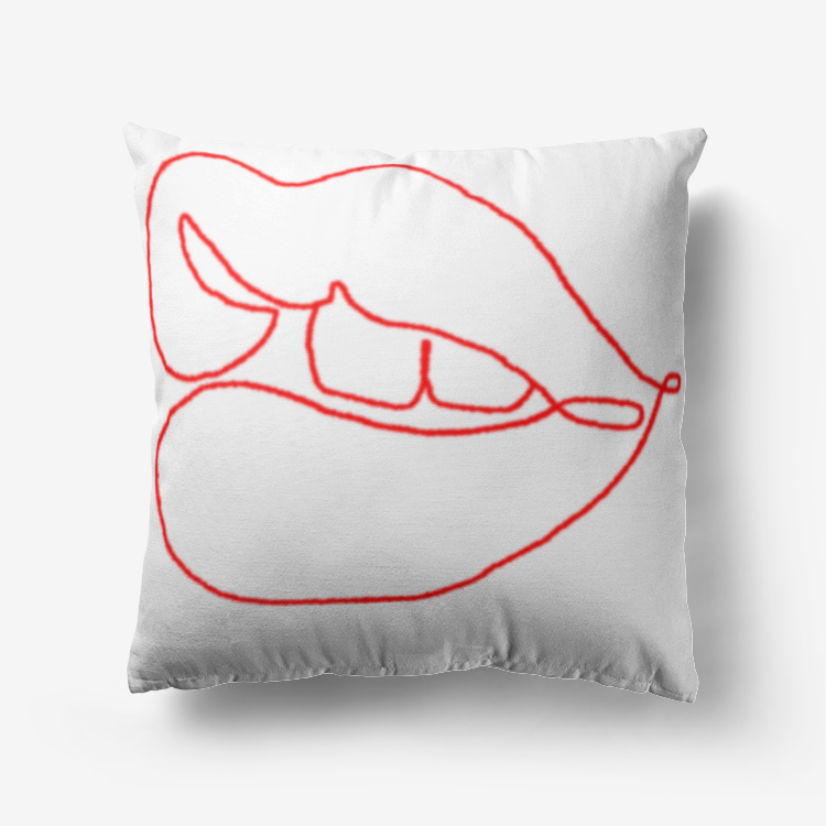 SEX APPEAL Hypoallergenic Throw Pillow BY MAKIRI