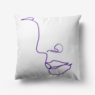 SEX APPEAL Hypoallergenic Throw Pillow BY MAKIRI