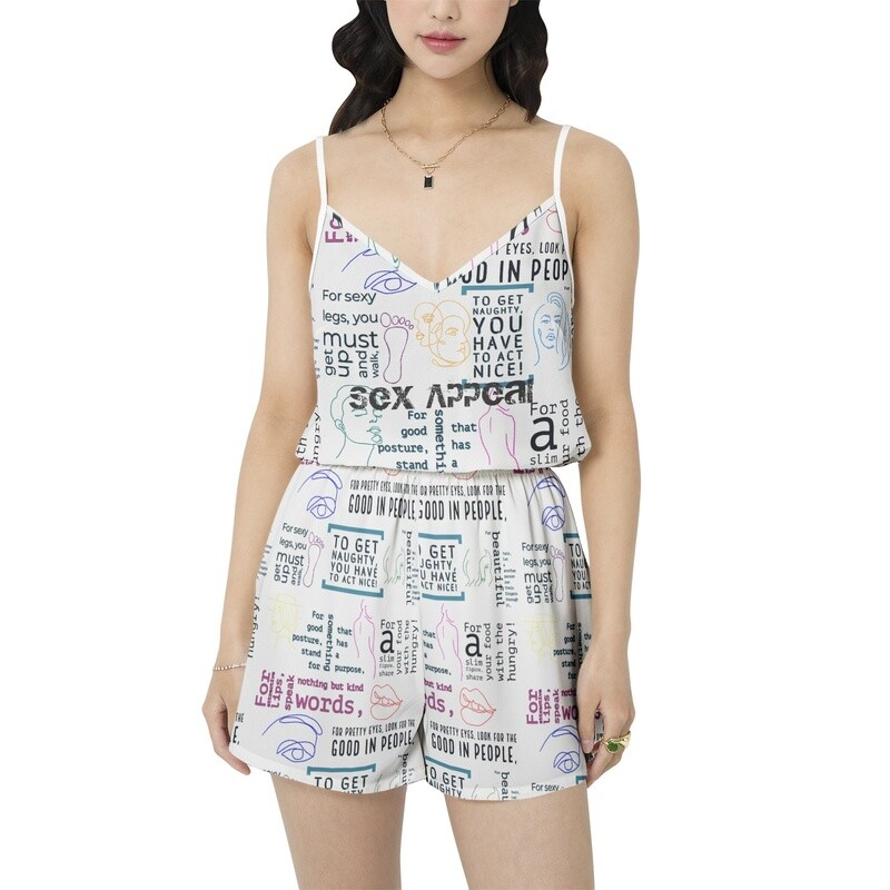 SEX APPEAL Cami Top and Short Pajama Set BY MAKIRI