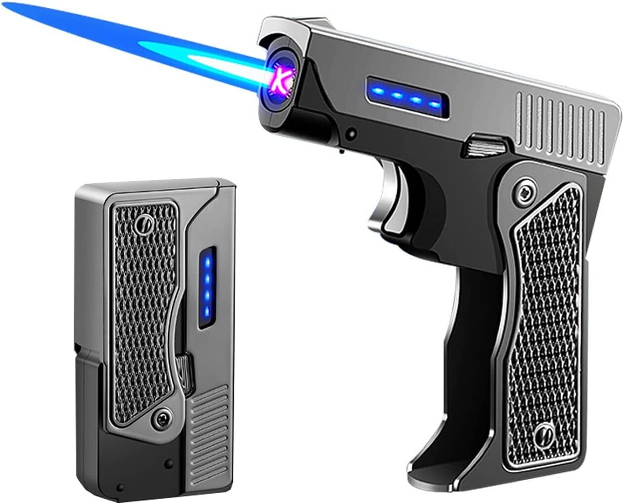 Luber Lighters Lighter (No click 💥💢🔇or Swish💥💢🔇), Color: Black