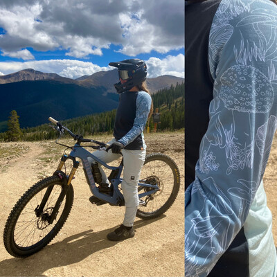 Custom Made To Order :: Limited Edition Mushroom Forager Merino MTB Jersey + Air Vent Backing