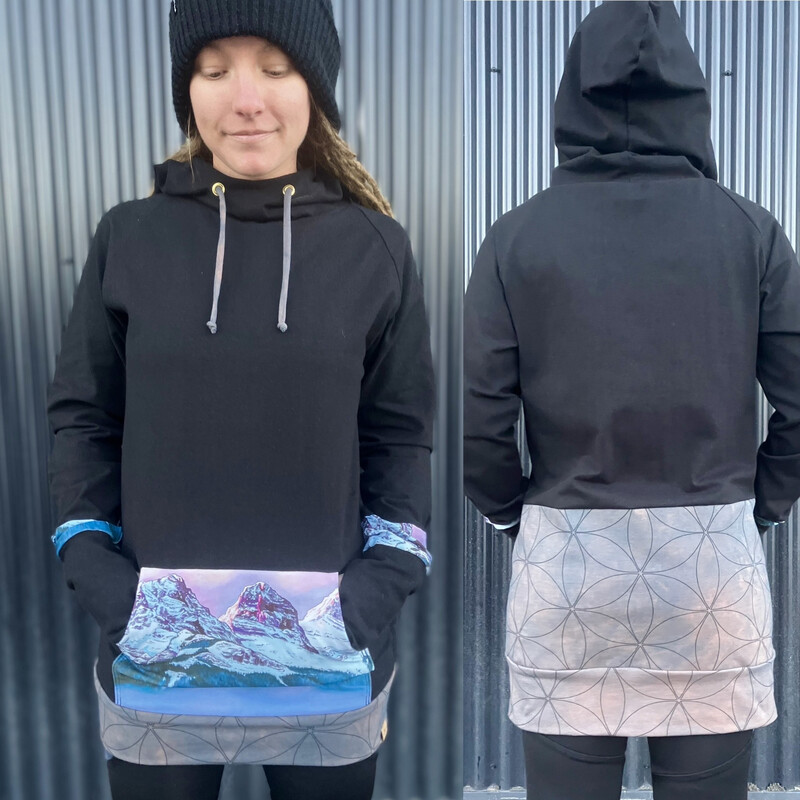Plant Dyed Hemp + Up Cycled Hoodie :: One Of A Kind :: Women's Medium