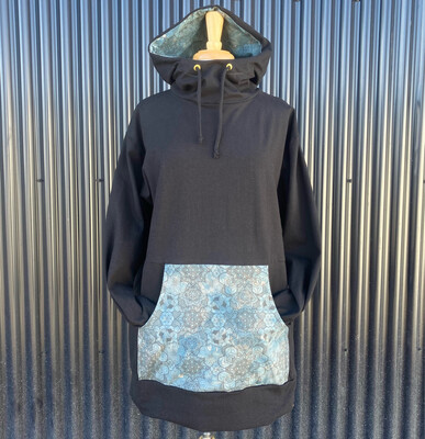 Portals Hemp + Organic Cotton Hoodie :: Plant Dyed Details :: One Of A Kind :: Unisex Large