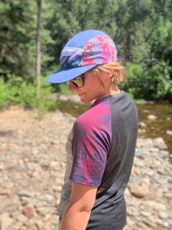 Women's Small :: Light Weight Merino Short Sleeve Active Jersey :: One Of A Kind :: Plant Dyed Details