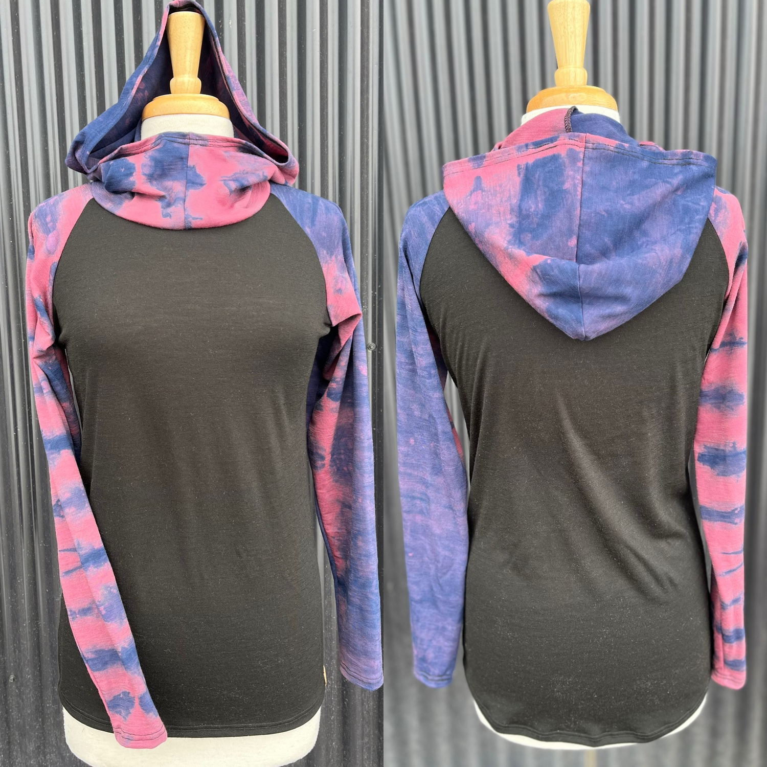 Women's Mid Weight Merino Wool Eight Mile Hoodie :: Custom Made To Order