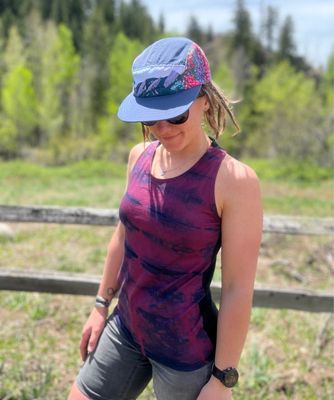 Women’s XS :: Merino High Climber Racerback Tank Top :: Plant Dyed + Air Vent Backing :: One Of A Kind