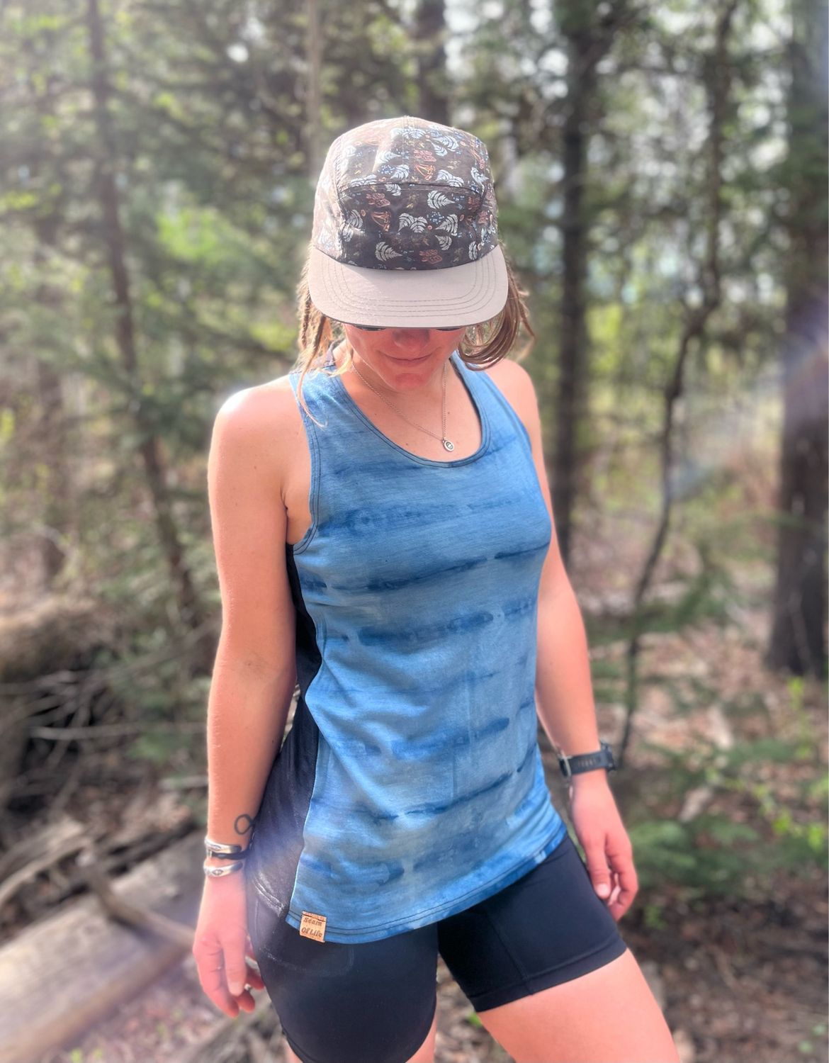 Women’s Medium :: Merino High Climber Racerback Tank Top :: Plant Dyed + Air Vent Backing :: One Of A Kind
