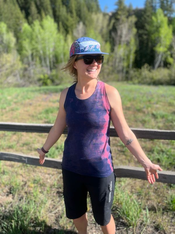 Women’s Small :: Merino High Climber Racerback Tank Top :: Plant Dyed + Air Vent Backing :: One Of A Kind
