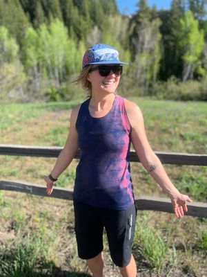 Women’s Small :: Merino High Climber Racerback Tank Top :: Plant Dyed + Air Vent Backing :: One Of A Kind