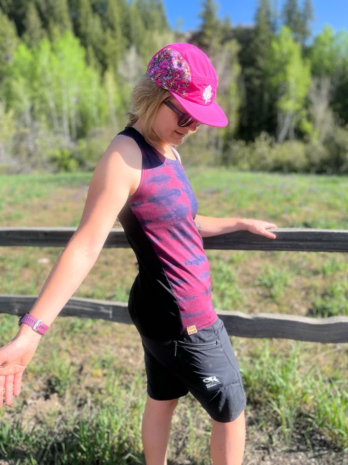 Women’s Small :: Merino High Climber Racerback Tank Top :: Plant Dyed + Air Vent Backing :: One Of A Kind