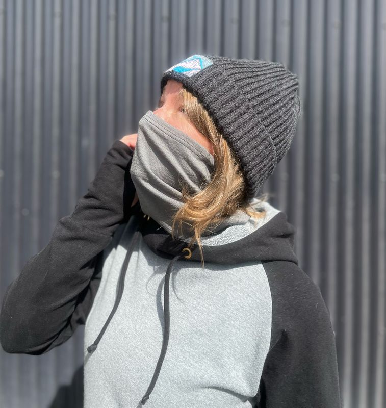 Ultra-Light Merino Air Vent Solar Tube :: Grey :: Extra Tall Multi-Use Tube