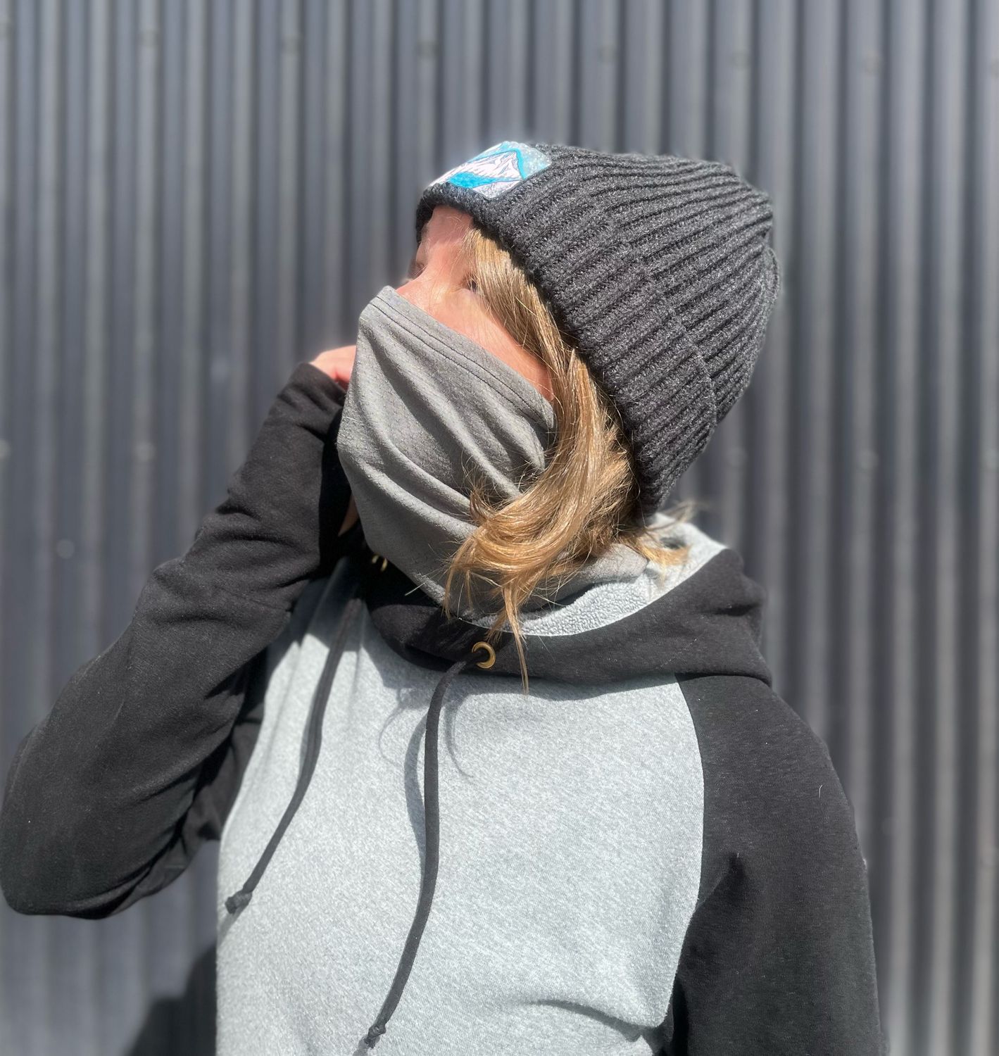 Ultra-Light Merino Air Vent Solar Tube :: Grey :: Extra Tall Multi-Use Tube