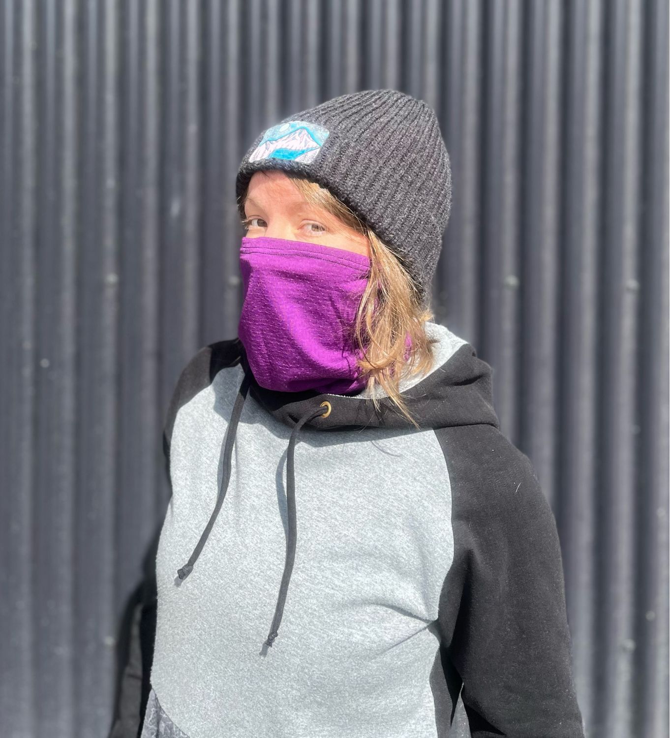 Ultra-Light Merino Air Vent Solar Tube :: Purple :: Extra Tall Multi-Use Tube