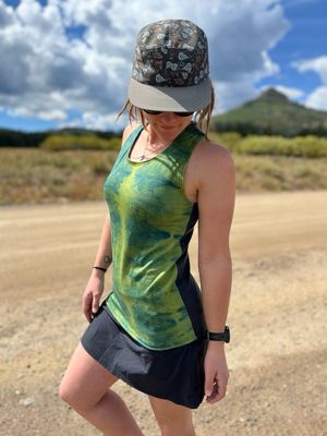Ready To Ship :: Emerald :: Merino High Climber Racerback Tank Top :: Plant Dyed :: One Of A Kind Ready To Ship :: Emerald :: Merino High Climber Racerback Tank Top :: Plant Dyed :: One Of A Kind