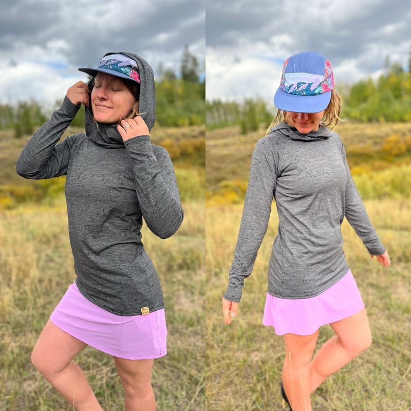Women’s Merino Wool/Recycled Poly High Country Hoodie :: Custom Made To Order