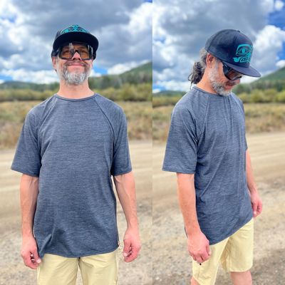 Custom Made To Order :: Men’s Merino Wool/Recycled Poly Short Sleeve Active Jersey :: Light Weight Custom Made To Order :: Men’s Merino Wool/Recycled Poly Short Sleeve Active Jersey :: Light Weight