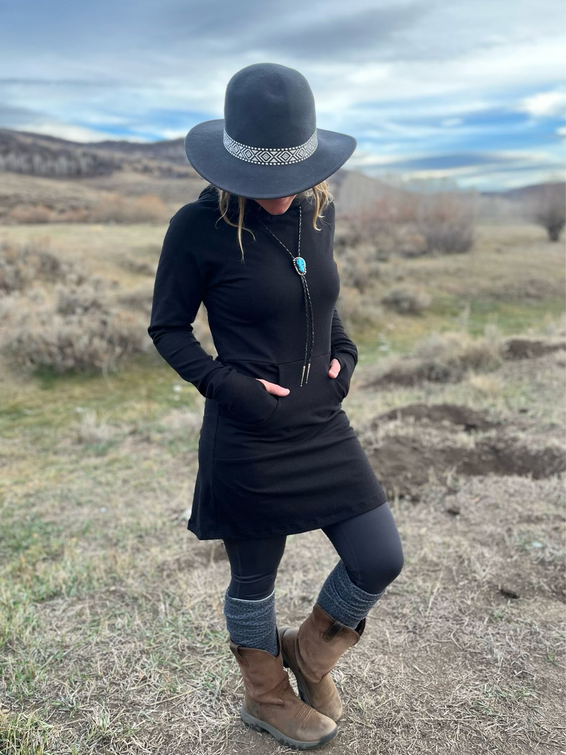 Best Friend Hemp Dress :: Custom Made To Order :: Midnight