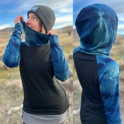 Women’s Small :: High Country Hoodie :: Plant Dyed Merino Wool + Merino/Poly Waffle :: One Of A Kind Women’s Small :: High Country Hoodie :: Plant Dyed Merino Wool + Merino/Poly Waffle :: One Of A Kind