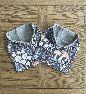 Powder Day Neck Gaiter :: Reversible Merino Fleece Lined :: Fungi + Fauna Powder Day Neck Gaiter :: Reversible Merino Fleece Lined :: Fungi + Fauna