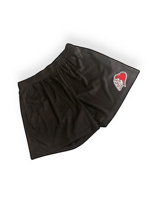 ITS ALL LOVE BLK/RED MESH SHORTS