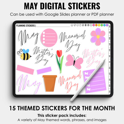 May Digital Stickers