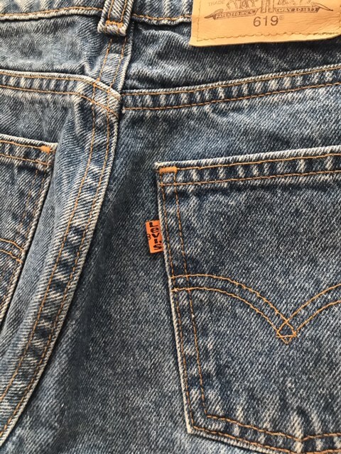 Levi's 619 Orange Tab Vintage Jeans