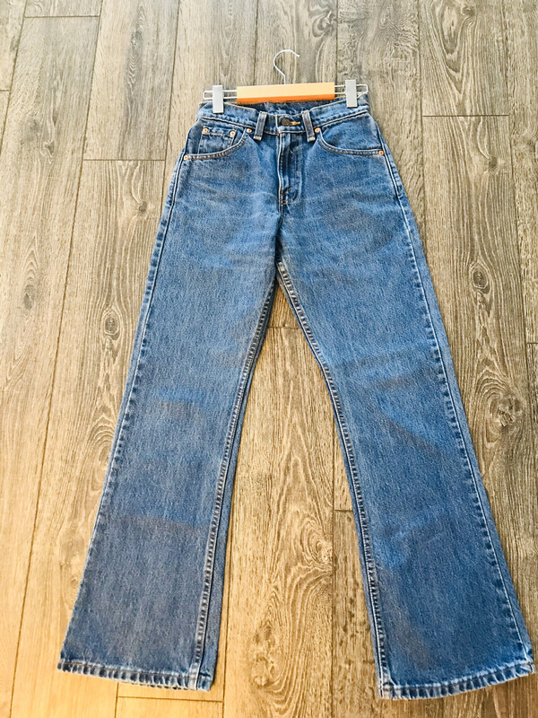 Medium Dark Wash LEVIS 511 FLARE JEANS