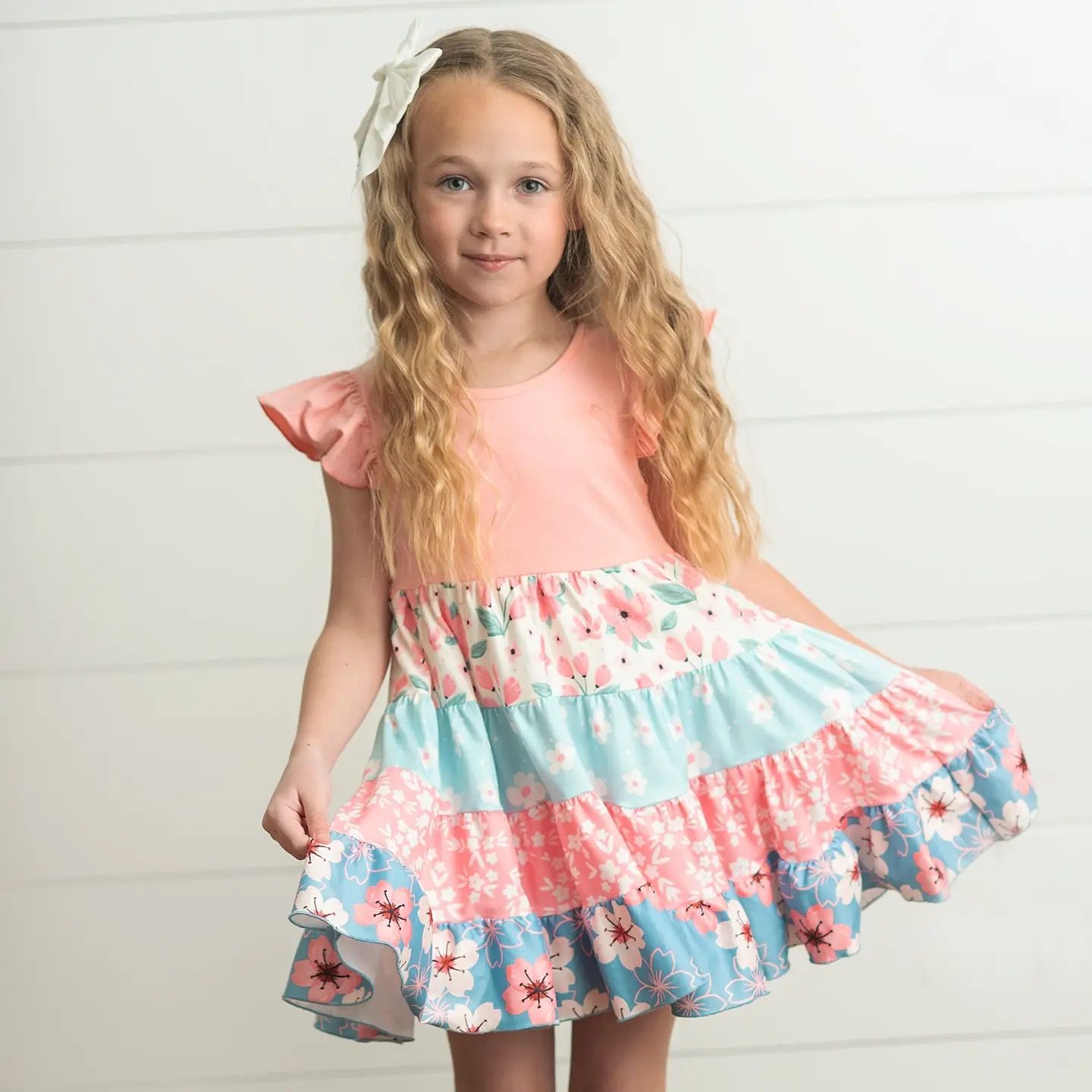 Polka Dot Tiered Dress