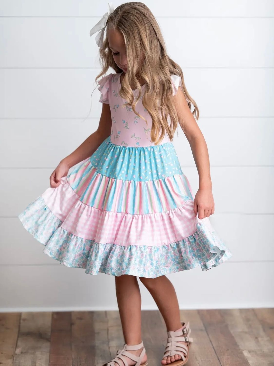 Floral Tiered Dress