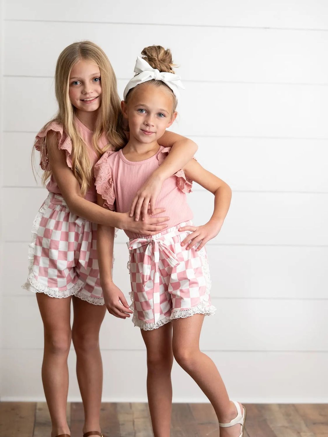 Lace Ruffle Short Set