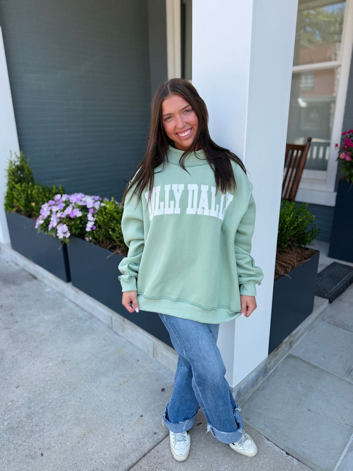 25941 Dilly Dally Mock Neck