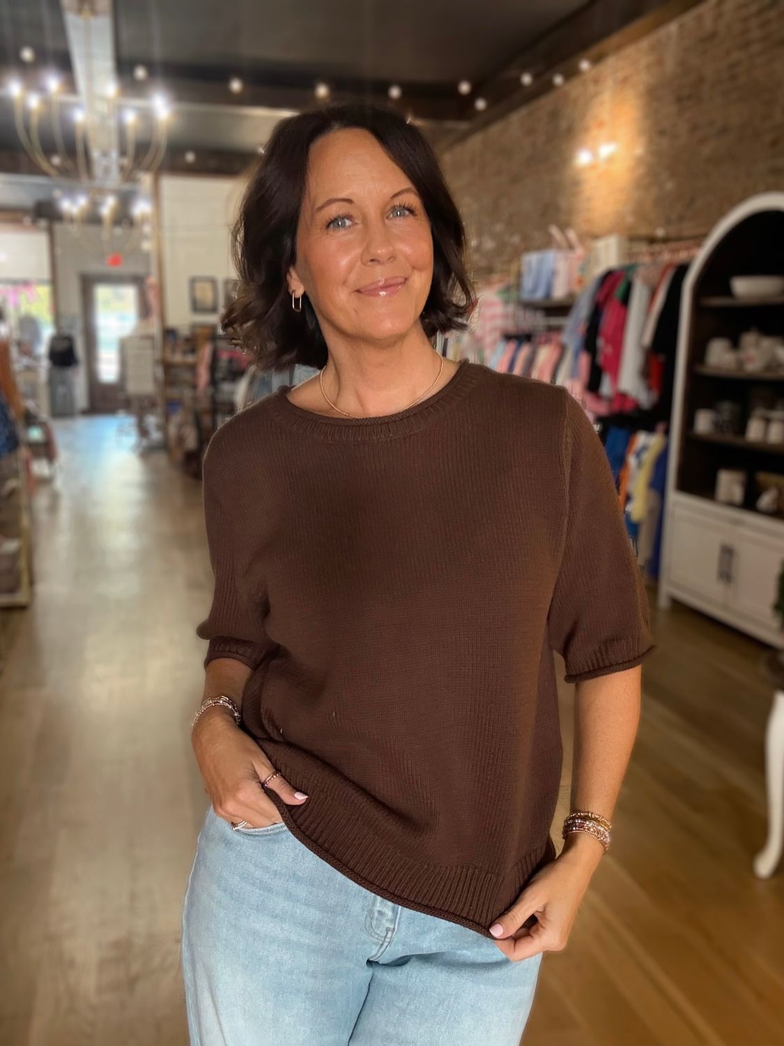 1038 Half Sleeve Sweater