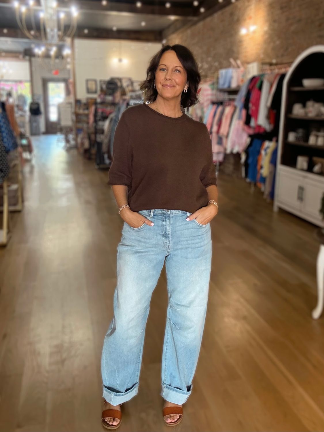 1038 Half Sleeve Sweater