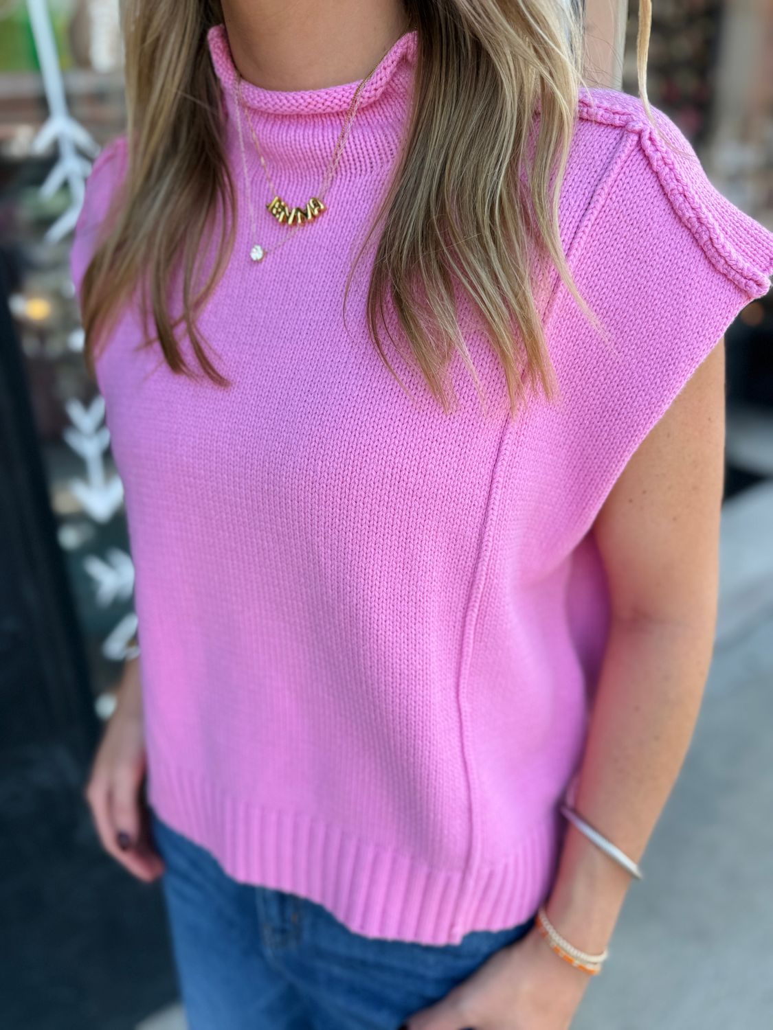 16913 Mock Neck Top