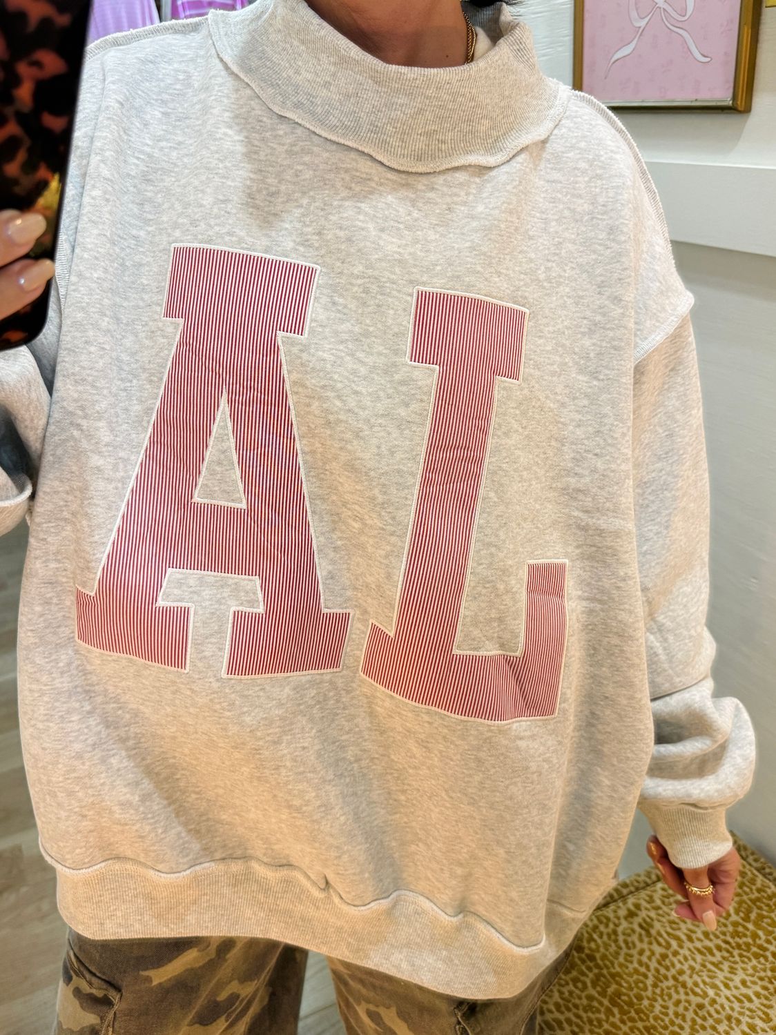 2694 Embroidered Mock