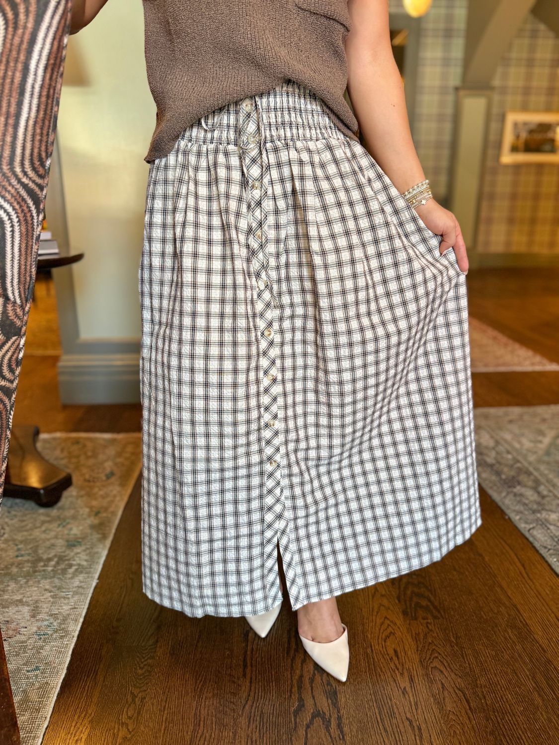 1008 Plaid Skirt