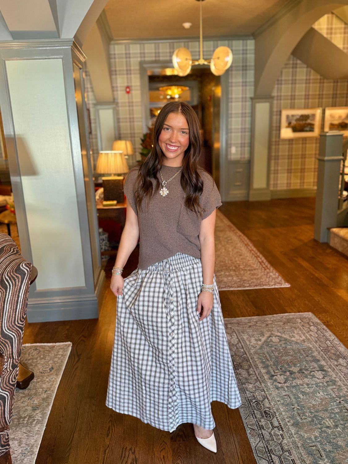 1008 Plaid Skirt
