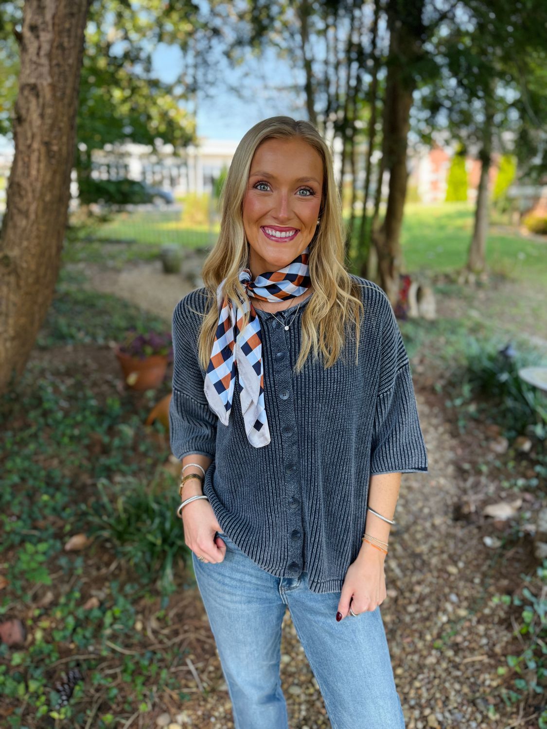1028 Ribbed Cardigan