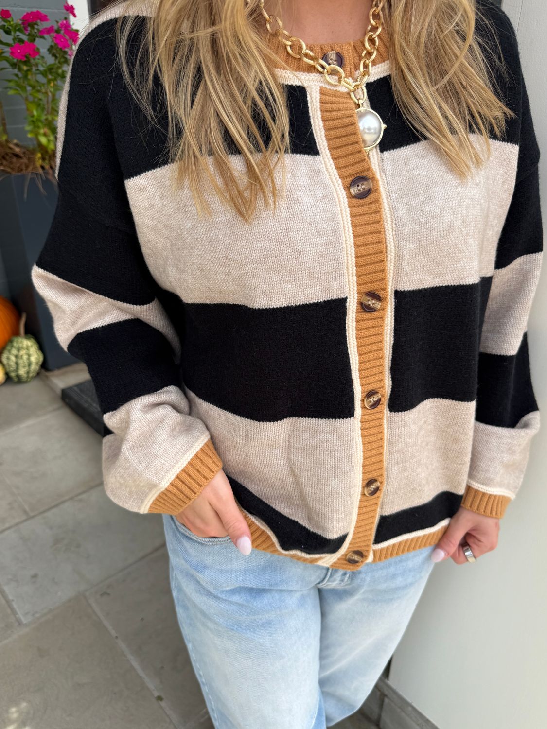 11746 Stripe Cardigan